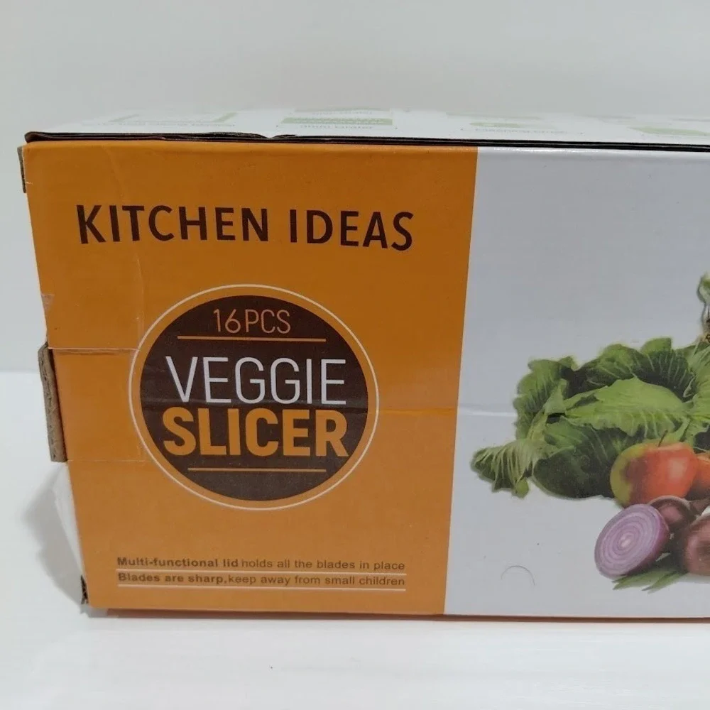 16 In 1 Vegetable Fruit Kitchen Chopper Cutter Food Onion Veggie Dicer Slicer